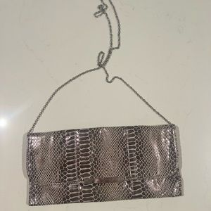 Clutch with Crossbody chain